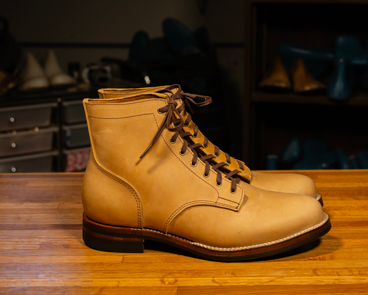 Service Boot Horween Tan Latigo