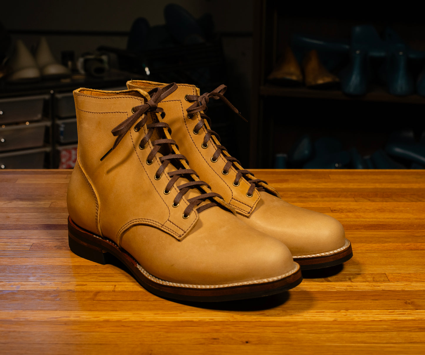 Service Boot Horween Tan Latigo
