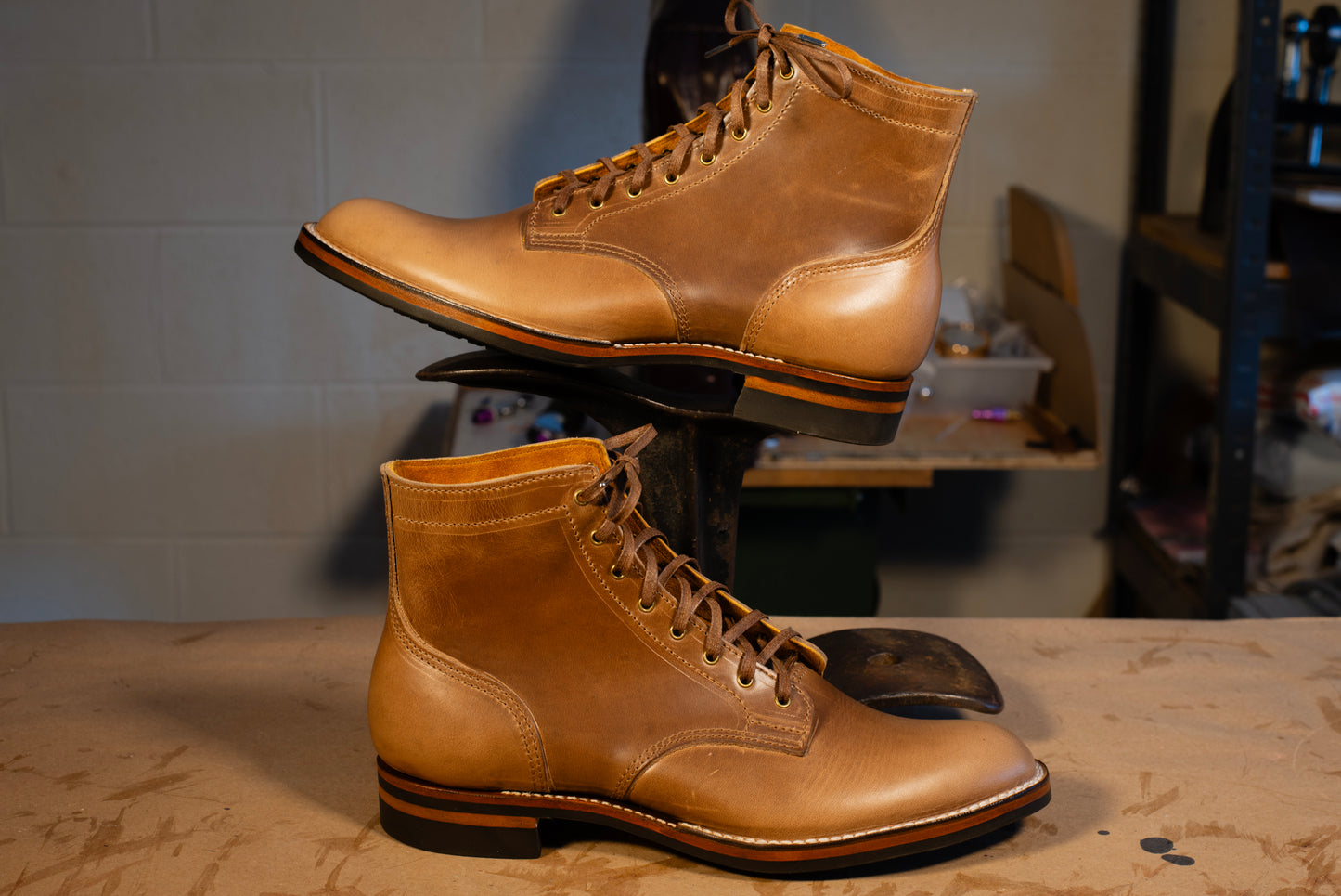 Standard Run: Service Boot in Horween Natural Chromexcel®