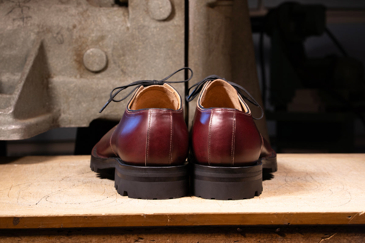 GMTO: Low Quarter Shoe in Horween Color 8 Chromexcel®
