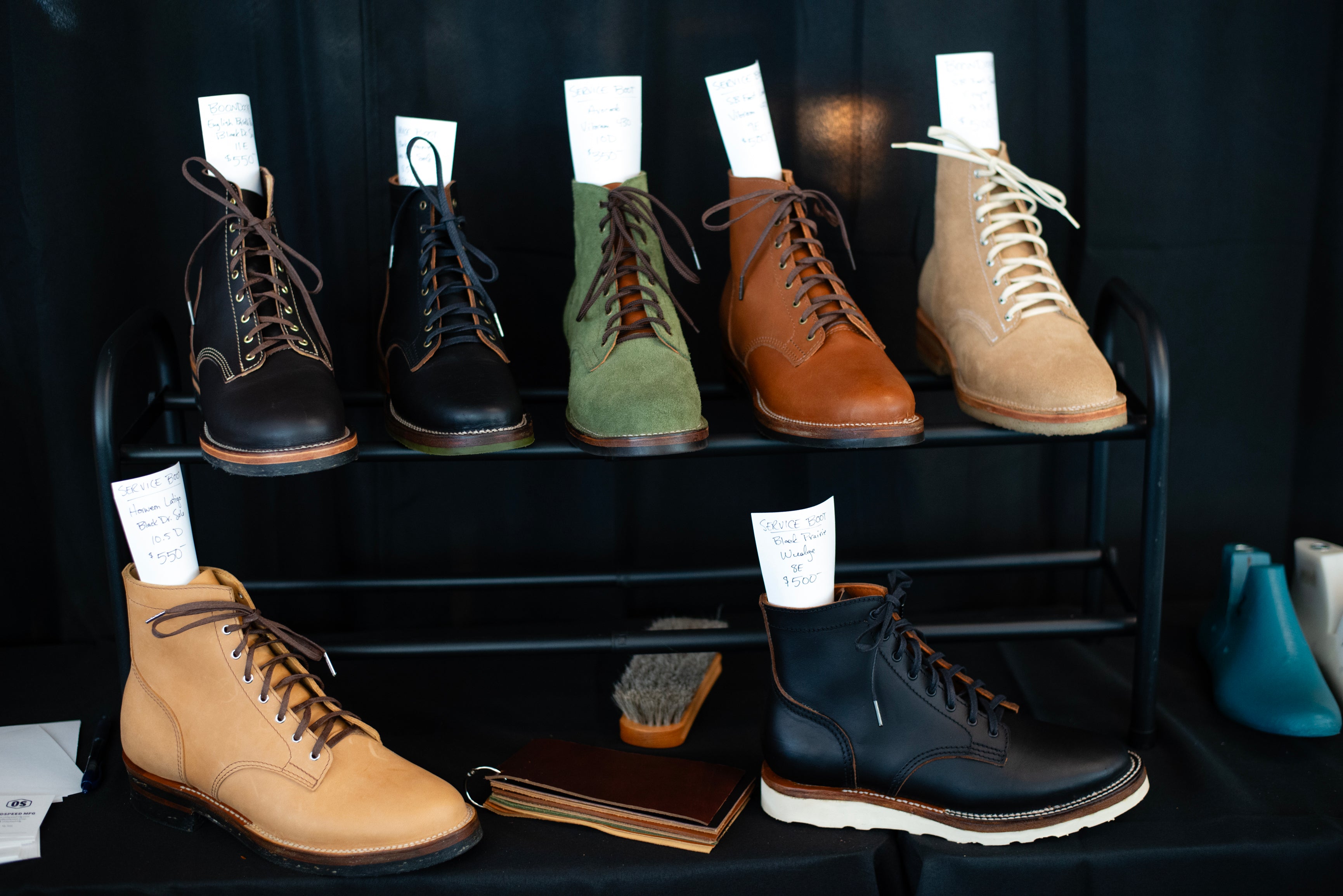 Black Friday Sample Sale Nov 29 Dec 2 SB Foot Cedar Service Boot US9E