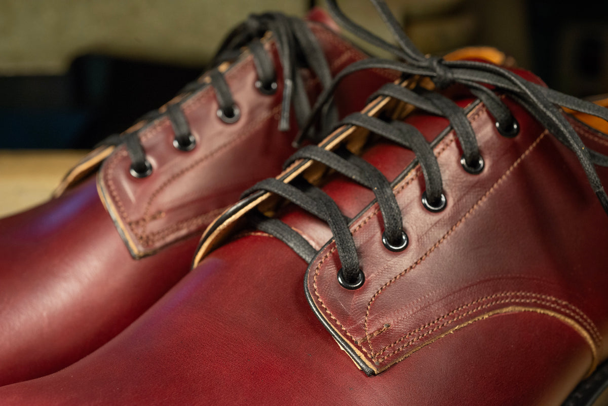 GMTO: Low Quarter Shoe in Horween Color 8 Chromexcel®