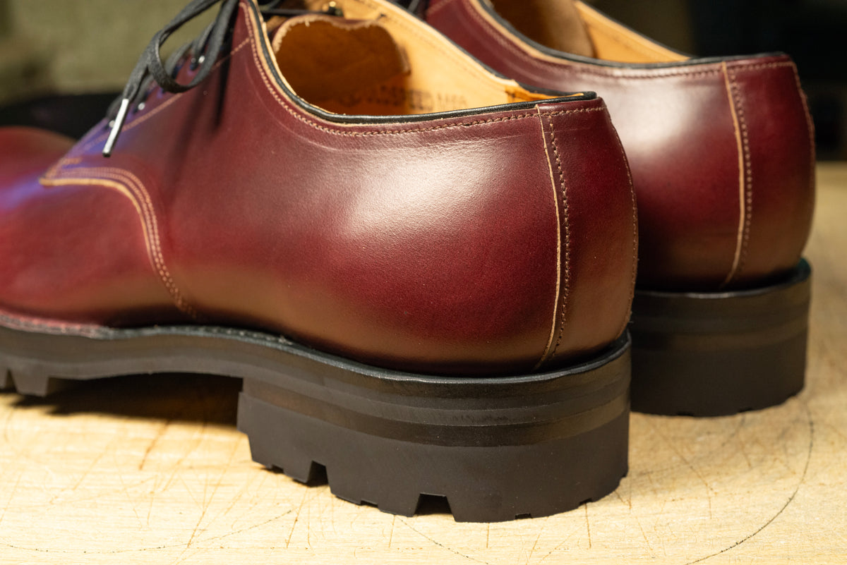 GMTO: Low Quarter Shoe in Horween Color 8 Chromexcel®