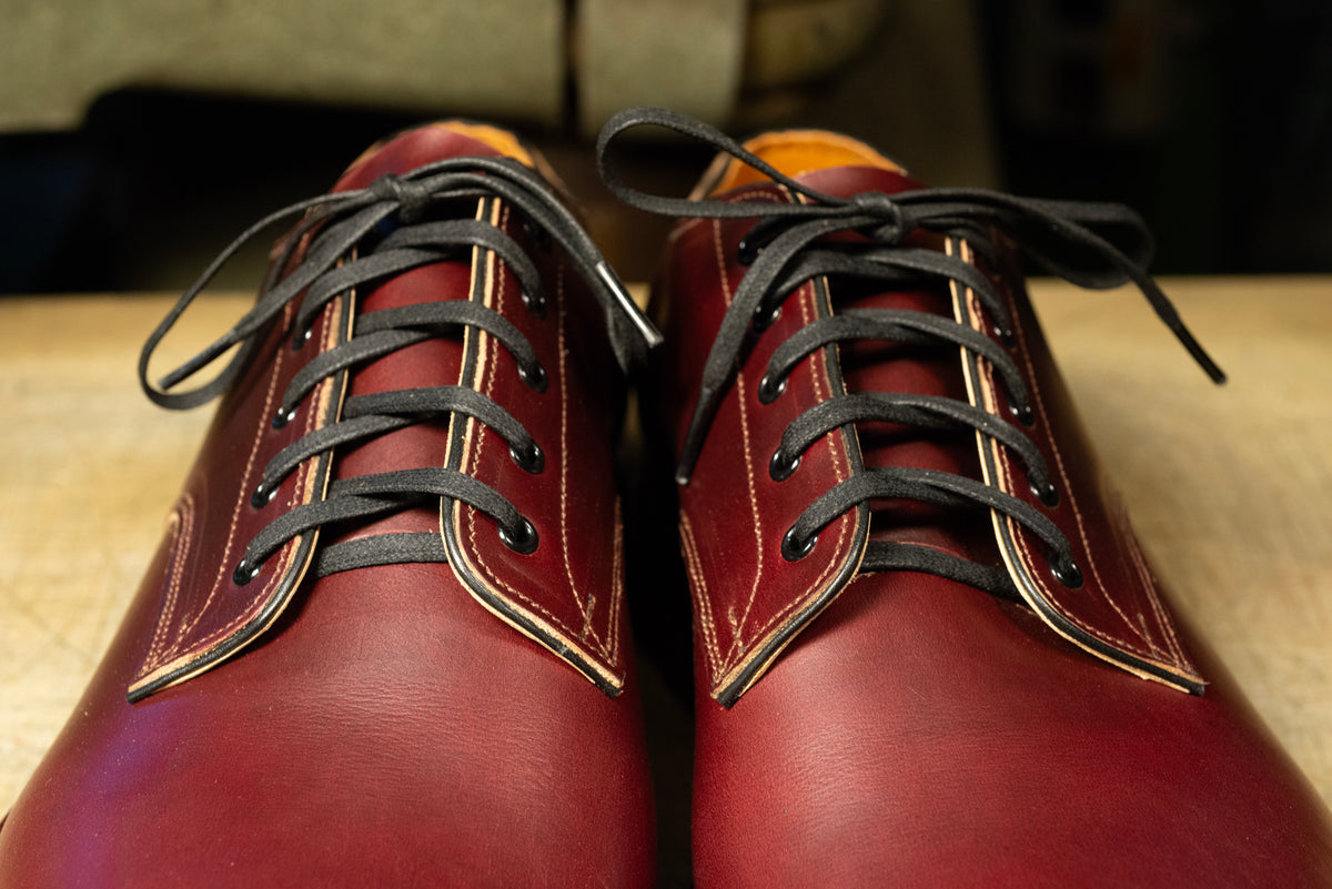 GMTO: Low Quarter Shoe in Horween Color 8 Chromexcel®