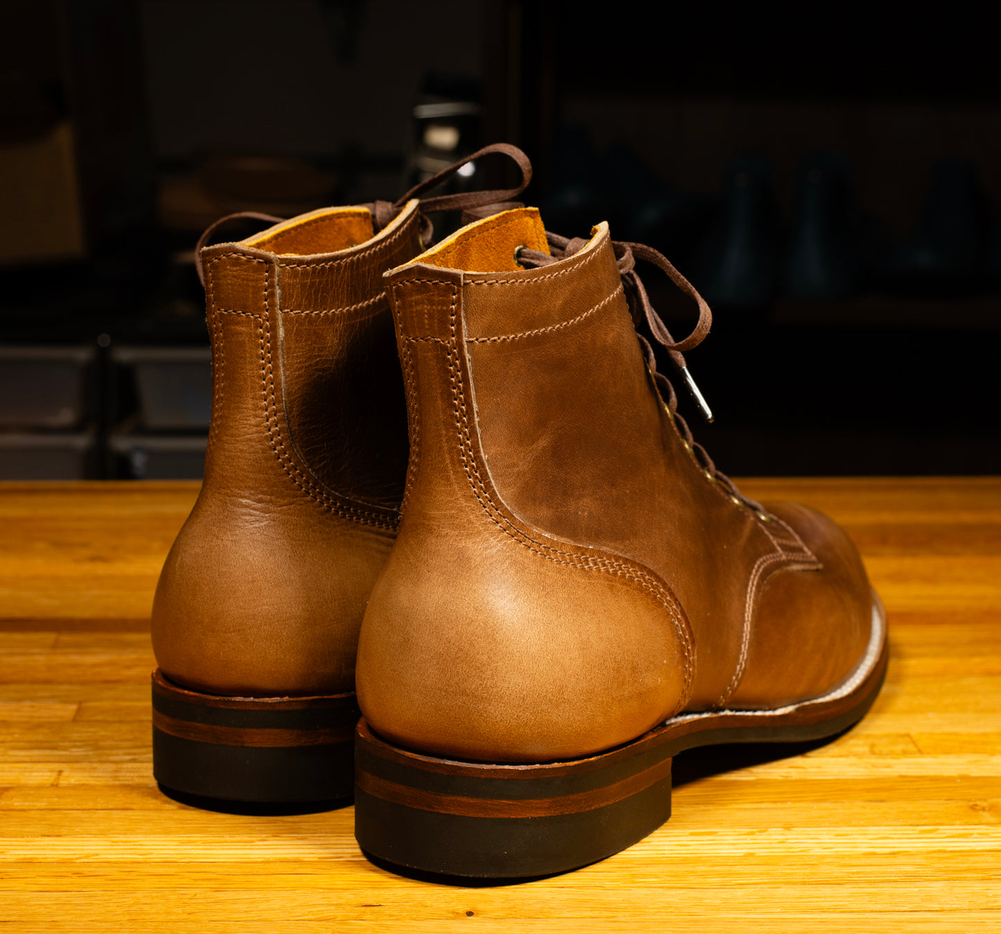 Service Boot Horween Natural Chromexcel