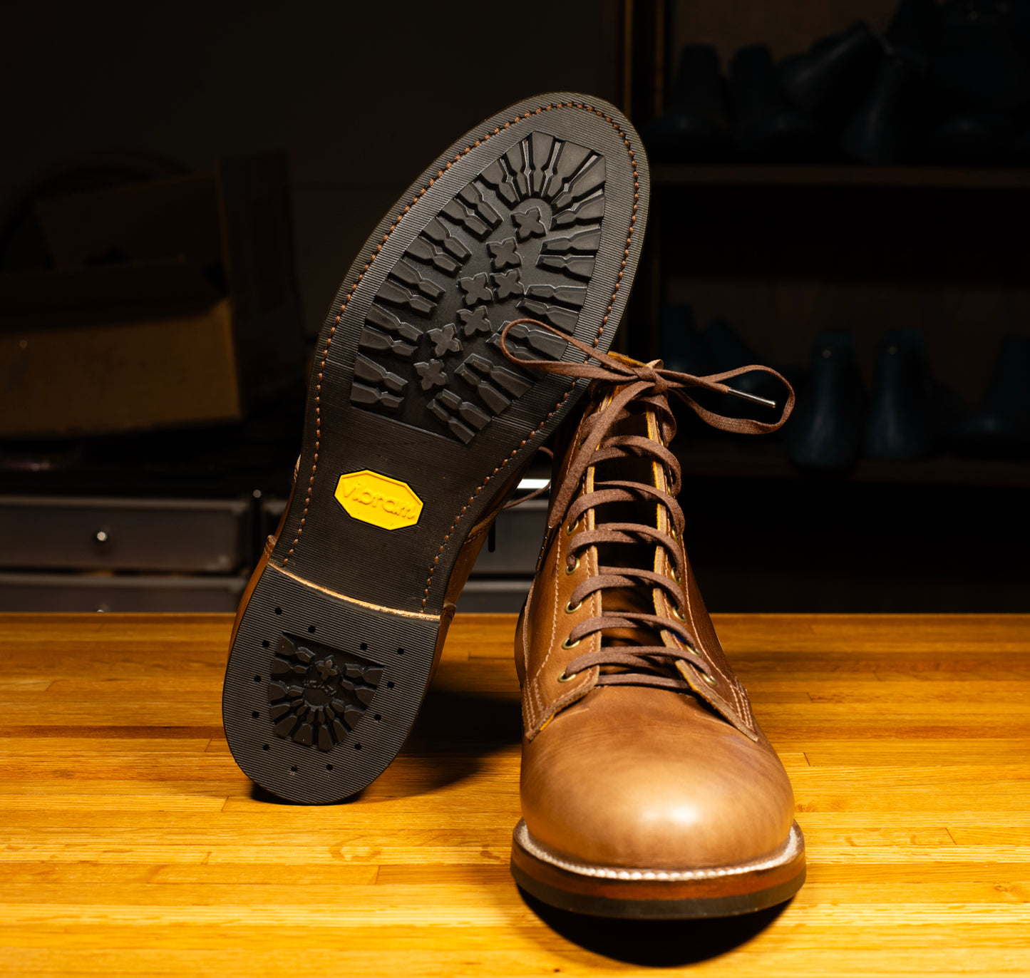 Service Boot Horween Natural Chromexcel