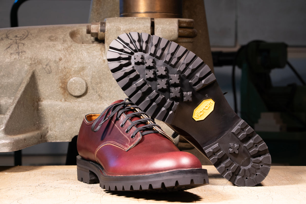 GMTO: Low Quarter Shoe in Horween Color 8 Chromexcel®