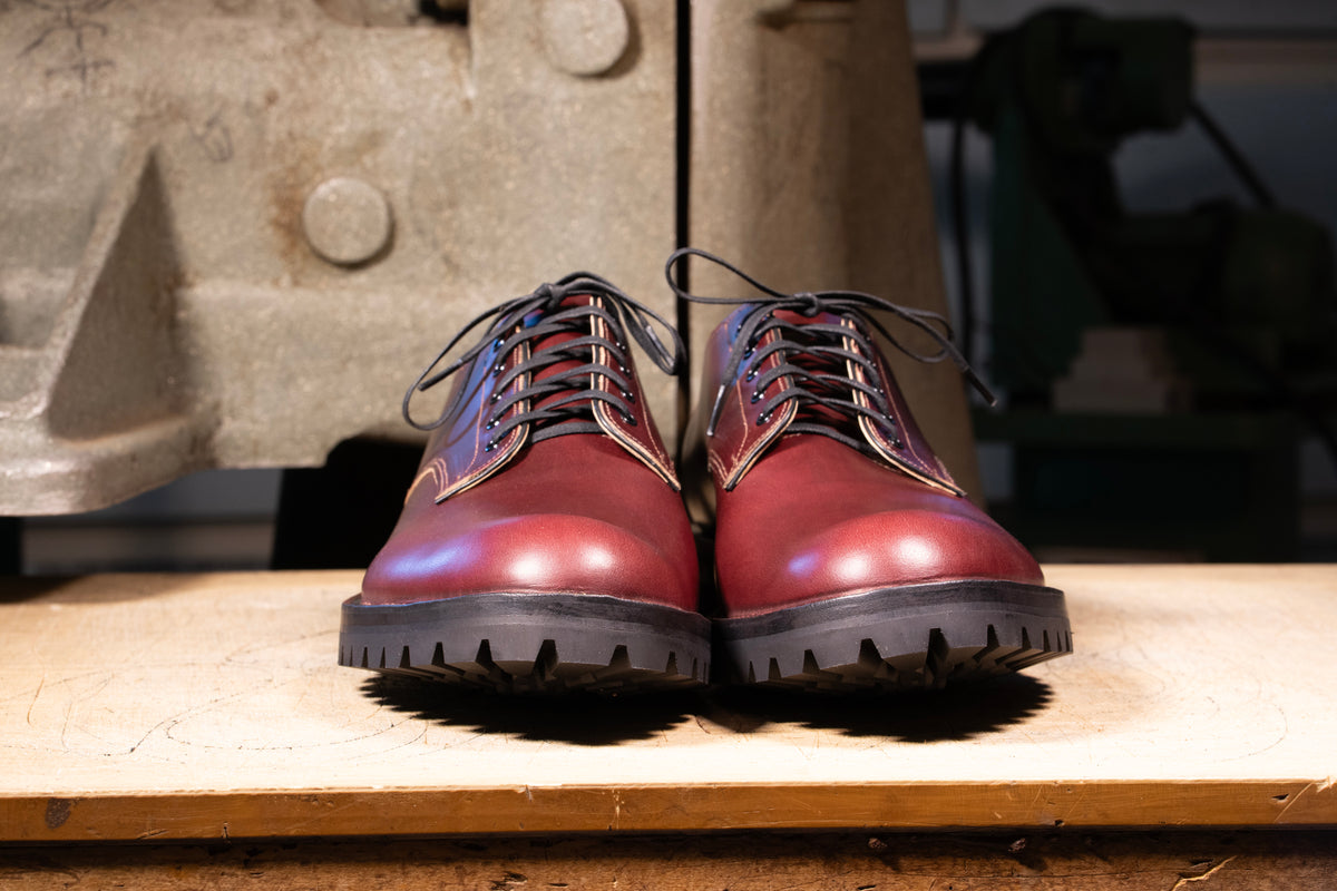 GMTO: Low Quarter Shoe in Horween Color 8 Chromexcel®