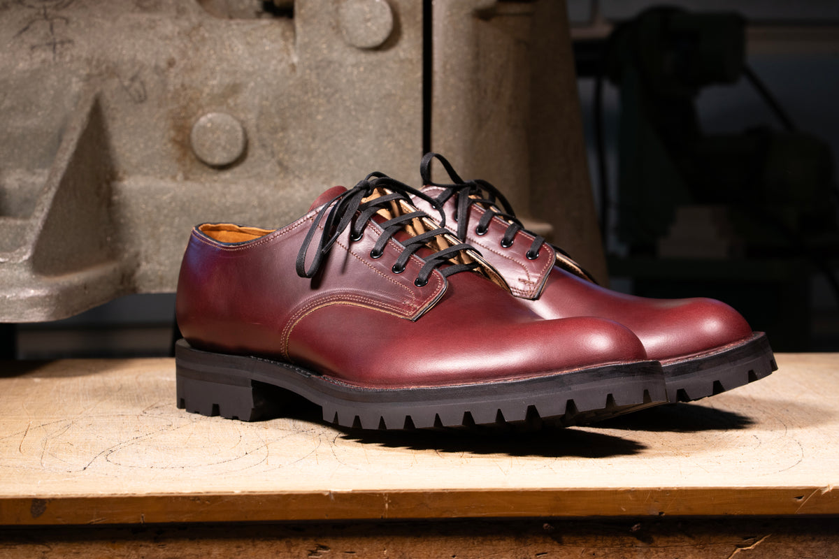 GMTO: Low Quarter Shoe in Horween Color 8 Chromexcel®